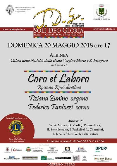 Locandinaconcerto20maggio2018ALBINEALionsClubinricordodiFrancoCattaniFantozziZuninoCoroetLaboroRossi 1